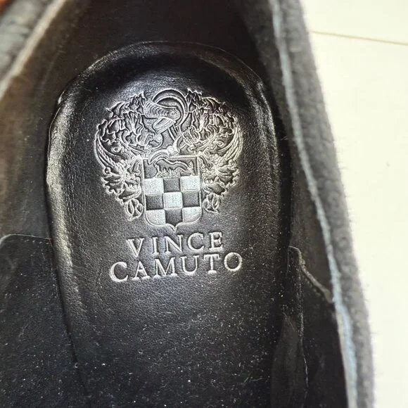 Vince Camuto Womens Black Suede Booties Size 9.5M With Zipper Closure - Picture 5 of 10